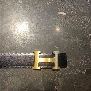 Hermès H buckle & Reversible leather strap 32 mm